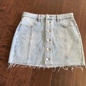 jean skirt
